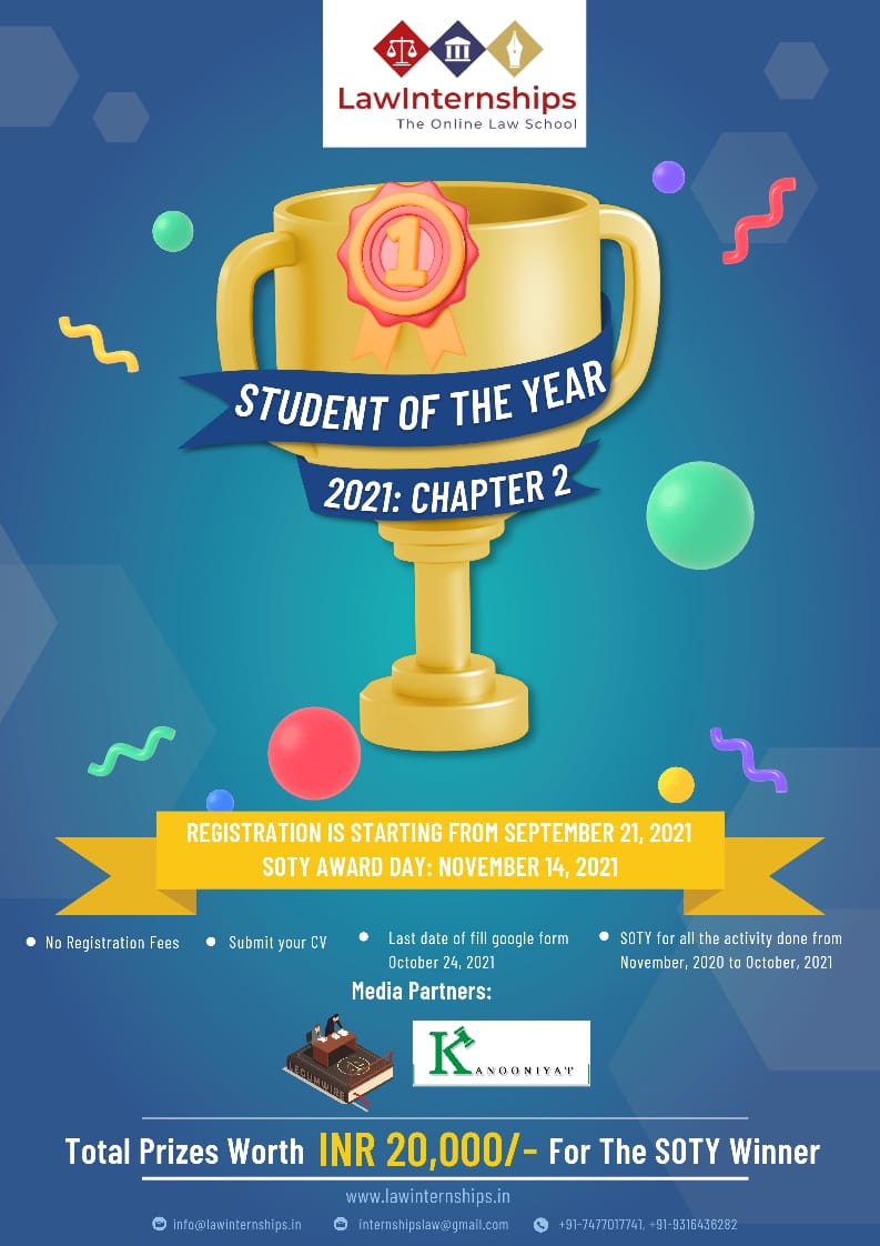 Read more about the article Student of the Year 2021