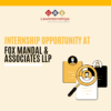 Internship Opportunity At Fox Mandal [Apply Now]